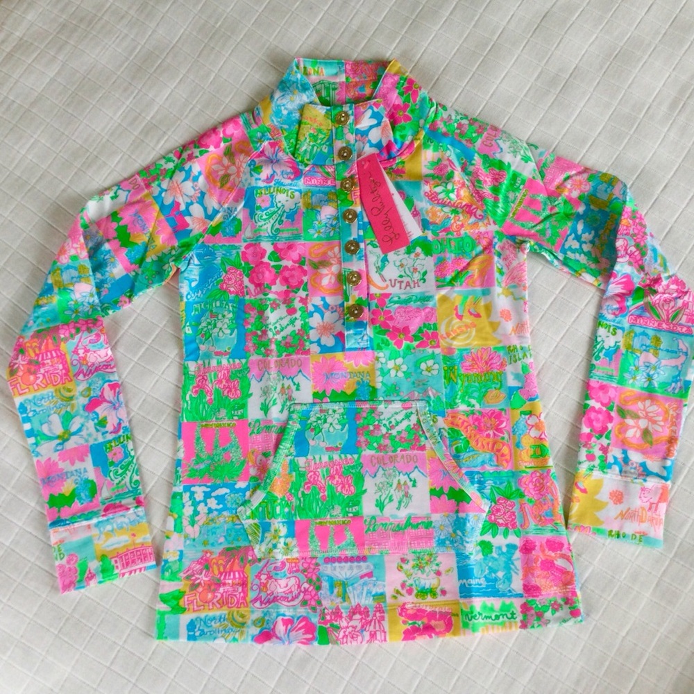 NWT Lilly Pulitzer Lilly State Of Mind Popover XS